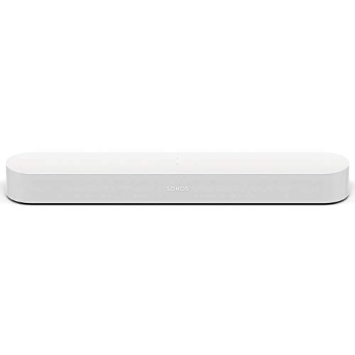 Sonos Beam barra de sonido con Alexa integrada - barra de sonido inteligente para TV y música, altavoz compatible con AirPlay, color blanco