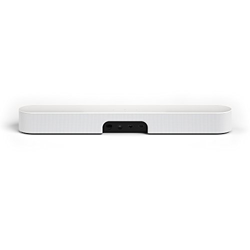 Sonos Beam barra de sonido con Alexa integrada - barra de sonido inteligente para TV y música, altavoz compatible con AirPlay, color blanco