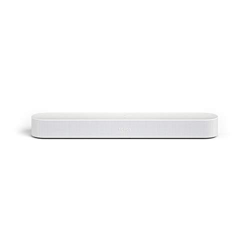 Sonos Beam barra de sonido con Alexa integrada - barra de sonido inteligente para TV y música, altavoz compatible con AirPlay, color blanco