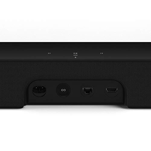 Sonos Beam barra de sonido con Alexa integrada - barra de sonido inteligente para TV y música, altavoz compatible con AirPlay, color negro