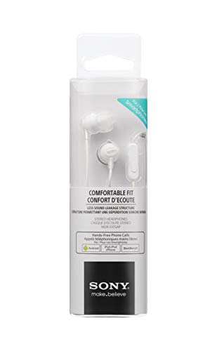 Sony MDR-EX15APWZ(CE7) Auriculares in-ear (con micrófono), blanco