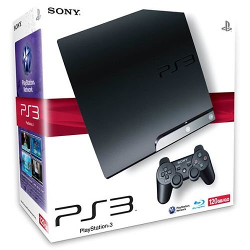 Sony PS3 - Konsole Slim Black 250GB 250GB Negro - videoconsolas (256 MB, 250 GB, Negro, 3,2 kg)