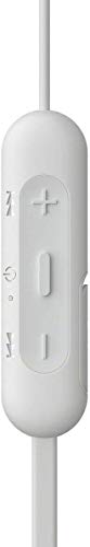 Sony WI-C200 - ¿Muchas Llamadas y videollamadas Desde casa? Descubre Nuestros Auriculares In-Ear inalámbricos más Ligeros con hasta 15h de autonomía, Blanco