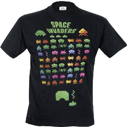 Space Invaders: Multi Coloured (T-Shirt Unisex Tg. S) [Italia]