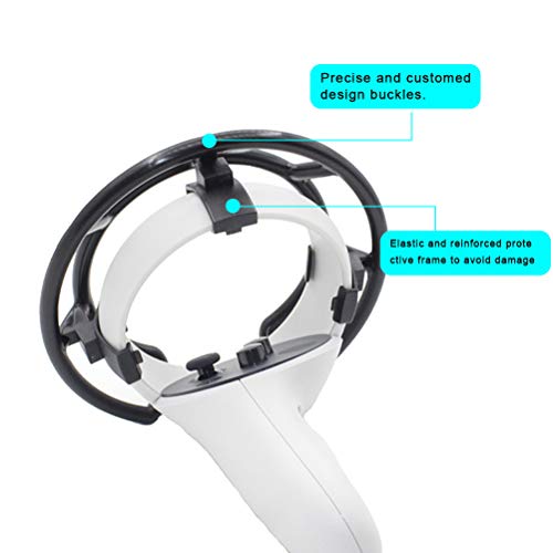 spier 1 par de protectores de marco para mandos de control de choque compatibles con Oculus Quest 2 Oculus Quest Rift S VR