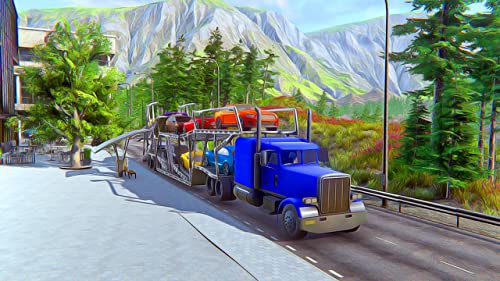 Sports Cars Transporter Truck 3D Games: Transport Racing Cars