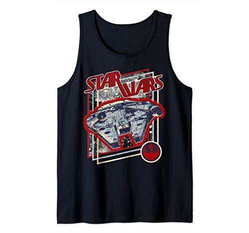 Star Wars Millennium Falcon Flies For The Rebellion Camiseta sin Mangas