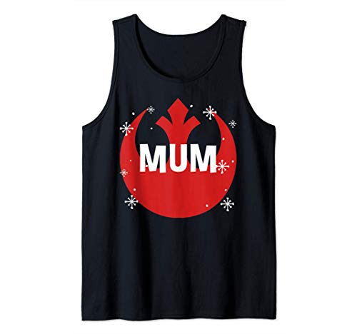 Star Wars Mum Rebellion Snowflake Logo Camiseta sin Mangas