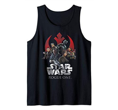 Star Wars Rogue One Rebellion Groupshot Logo Camiseta sin Mangas