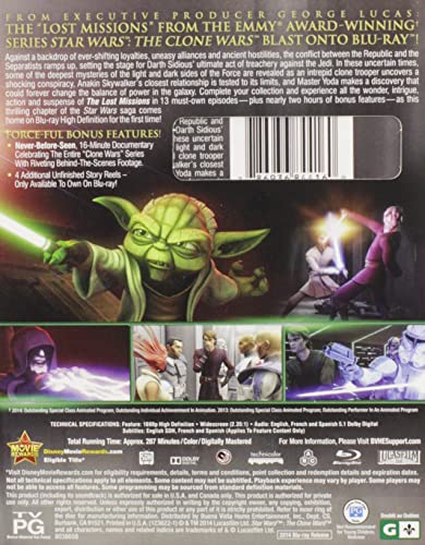 Star Wars: The Clone Wars: The Lost Missions (2 Blu-Ray) [Edizione: Stati Uniti] [Italia] [Blu-ray]