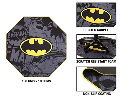Subsonic Batman - Alfombras Antideslizantes para Asientos Gaming y Silla Gamer, Licencia Oficial (PS4)