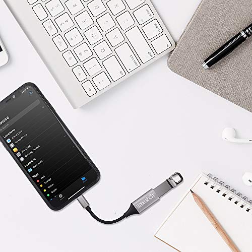 sunshot USB hembra cámara OTG Cable adaptador compatible con teléfono 12 11 Xr X 8 7 6 Plus Pad Air Pro Mini,compatible con cámara,lector de tarjetas,unidad flash USB,mouse,teclado,concentradores,MIDI