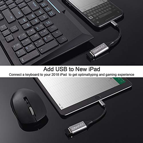 sunshot USB hembra cámara OTG Cable adaptador compatible con teléfono 12 11 Xr X 8 7 6 Plus Pad Air Pro Mini,compatible con cámara,lector de tarjetas,unidad flash USB,mouse,teclado,concentradores,MIDI