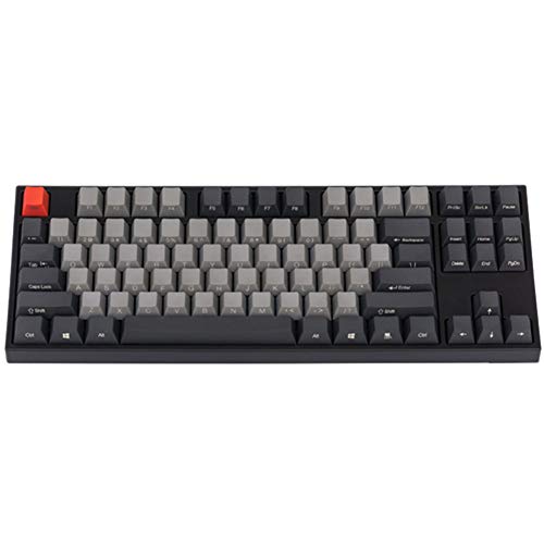 Sunzit Keycaps, 87 Tecla PBT Keycap Teclado Mecánico Lado Grabado Keycaps Juego para Magic Duck/Cherry MX Teclado Interruptor Mecánico