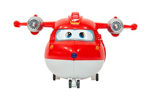Super Wings EU740283 Jett Supercharged 5 Pulgadas Transformador Personaje