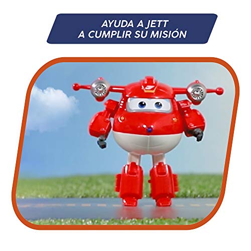 Super Wings - Figura Jett Super Wings transformable, Superwings transformables, Figuras de juguete, Robot Avión Juguete, Superwings transformables, Super Alas, Avión juguete, Super Wings juguetes