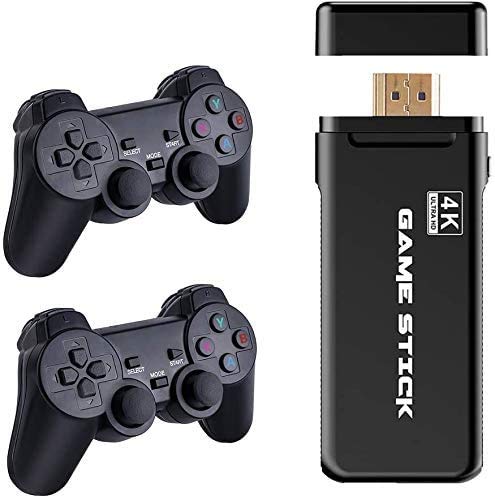 Swallows Juegos 4K Consola inalámbrica USB 3500 Consola de Videojuegos Classic Game Stick Mini Controlador Retro de 8 bits Salida HDMI Reproductor Dual