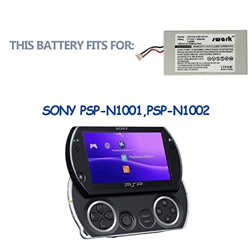 swark batería LIP1412 para Spiele Konsole Sony Playstation Portable Go, PSP Go, PSP-N100, PSP-NA1006, PSP-N1001 4-000-597-01 con Herramientas