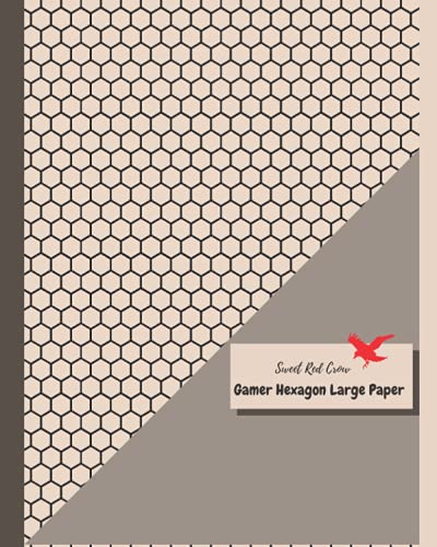 Sweet Red Crow Gamer Hexagon Large Paper: Hex paper or honeycomb paper it is ideal for drawing game maps board games and video games. Hexagonal paper ... mosaics, tiling a floor. Board video gamer