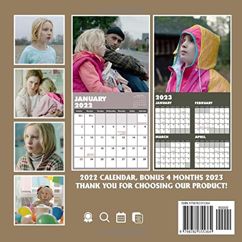 System Crasher Movie 2022 Calendar: Movie TV Series Film Calendar 2022, January 2022 - December 2022, 12 Months, Squared Monthly, Mini Planner | ... Calendrier | BONUS Last 4 Months 2023