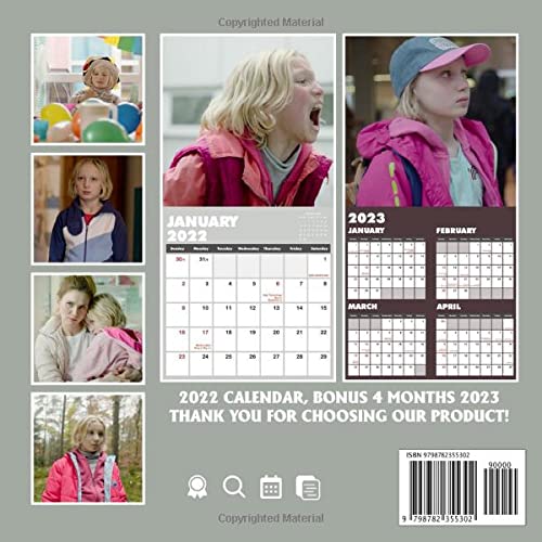 System Crasher Movie 2022 Calendar: Movie TV Series Film Calendar 2022, January 2022 - December 2022, 12 Months, Squared Monthly, Mini Planner | ... Calendrier | BONUS Last 4 Months 2023