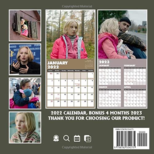 System Crasher Movie 2022 Calendar: Movie TV Series Film Calendar 2022, January 2022 - December 2022, 12 Months, Squared Monthly, Mini Planner | ... Calendrier | BONUS Last 4 Months 2023