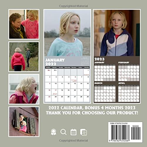 System Crasher Movie 2022 Calendar: Movie TV Series Film Calendar 2022, January 2022 - December 2022, 12 Months, Squared Monthly, Mini Planner | ... Calendrier | BONUS Last 4 Months 2023