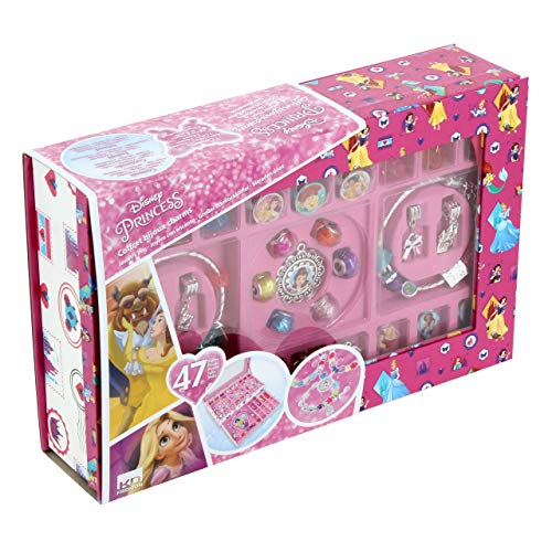 Taldec Princesses-Coffret Bijoux Charms Disney Príncesas – Caja de Joyas con Abalorios, Multicolor (T18106)