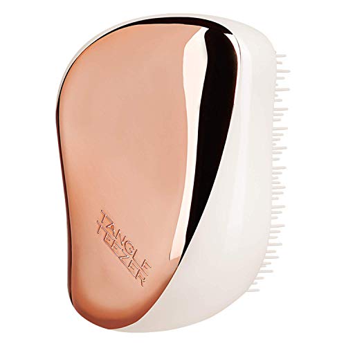 Tangle Teezer - Cepillo Desenredante Compacto Styler Rosa Dorado Cream