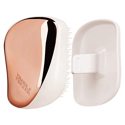 Tangle Teezer - Cepillo Desenredante Compacto Styler Rosa Dorado Cream