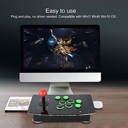 Tangxi Classic Arcade Game Machine USB PC Juegos de computadora 2 Jugadores Arcade Game Console Joystick Controller para Rocker Platform/GOTVG Platform/ACR Platform
