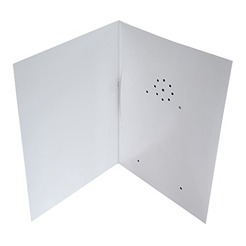 Tarjeta de felicitación grabable, grabación de 40 segundos con baterías reemplazables.