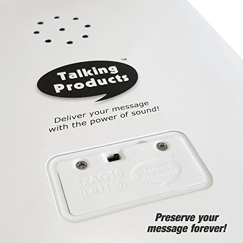 Tarjeta de felicitación grabable, grabación de 40 segundos con baterías reemplazables.