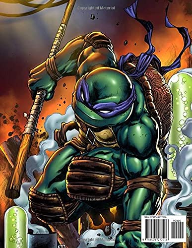 Teenage Mutant Ninja Turtles Coloring Book: 50+ Coloring Pages. Teenage Mutant Ninja Turtles Featuring Fun And Relaxing Coloring Books For Adults, Relaxation And Stress Relief.