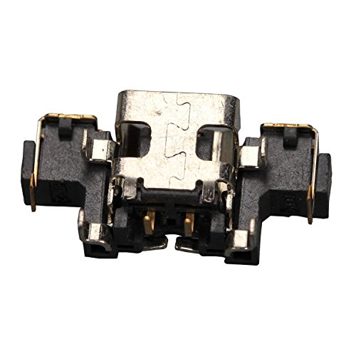 Timorn energía del Cargador de sustitución de Piezas de Jack Puerto del Cargador del zócalo para 3DS Nueva Nueva 3DS XL 2015 Versión (5 Piezas)