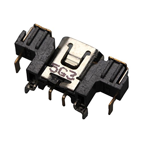 Timorn energía del Cargador de sustitución de Piezas de Jack Puerto del Cargador del zócalo para 3DS Nueva Nueva 3DS XL 2015 Versión (5 Piezas)