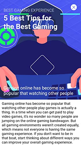 Tips For Best Gaming Experience