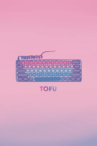 TOFU: 120 Page 6x9 Cute Keyboard Notebook