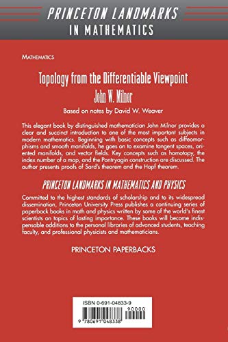 Topology from the Differentiable Viewpoint (Princeton Landmarks in Mathematics and Physics)