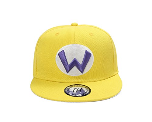 True Heads Gorra Snapback de Pico Plano Wario Amarillo