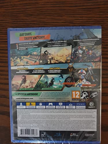 Ubisoft Trials Rising - Gold Edition Oro PlayStation 4 Alemán vídeo - Juego (PlayStation 4, Racing, Modo multijugador, RP (Clasificación pendiente), Soporte físico)