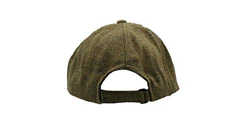 Unisex Estilo de béisbol Tapa de tweed – Country – Salvia oscura verde – Talla única Helles Salbeigrün Talla única
