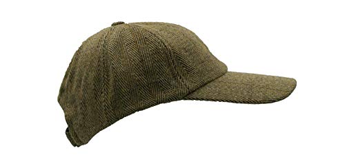 Unisex Estilo de béisbol Tapa de tweed – Country – Salvia oscura verde – Talla única Helles Salbeigrün Talla única