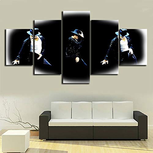 Unknow JIANGGE Cartel Pintura 5 Panel, Zombies Dying Light Game Canvas, Home Decoration Mural Paper Wall, Sin Marco,30x40-30x60-30x80cm