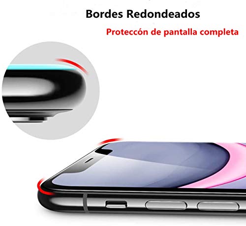 UNO' Protector pantalla 2 Unidades, Protector pantalla cristal templado compatible con iphone 11, Vidrio Templado Ultra Resistent Sin Burbujas, 9H, Antiarañazos, Apto Para Iphone 11 y Iphone XR.