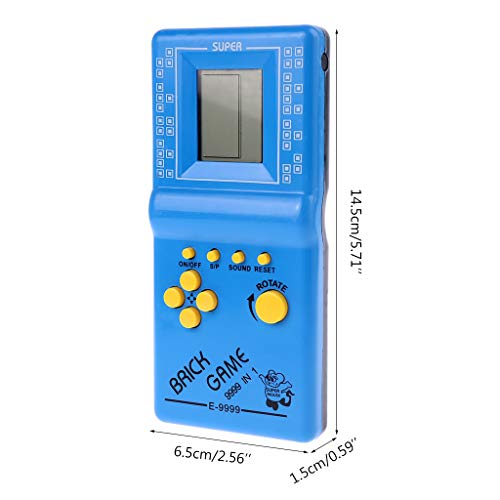 VAILANG LCD Game Electronic Vintage Classic Tetris Brick Handheld Arcade Pocket Toys Tetris Brick
