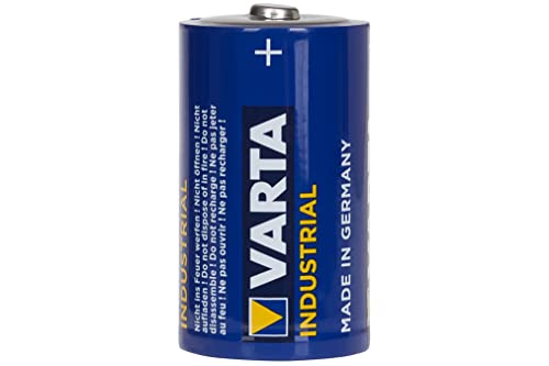 VARTA Industrial - Pilas alcalinas D / LR20 / Mono (pack de 20 Unidades, 1.5 V)