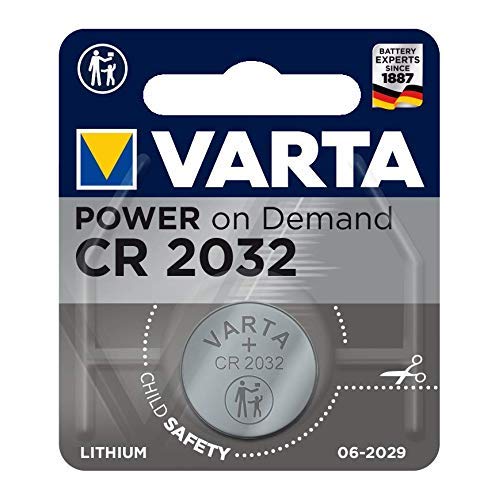 Varta Power on Demand CR2032 Pilas de botón de Litio 3V - Paquete de Reserva de 10 Unidades - Inteligente, Flexible y Potente para el Usuario Final móvil