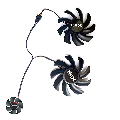 Ventilador de tarjeta gráfica FD7010H12S 85 mm para Sapphire HD7950 R9 270X 280X HD7870 HD7950 HD7850 HD6850 XFX RX470 PNY NVIDIA GTX 1070