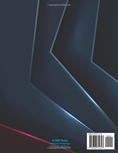 Veterinary Radiology Notebook, examination study writing journal, Office writing notebook, 140 pages, 8.5” x 11”